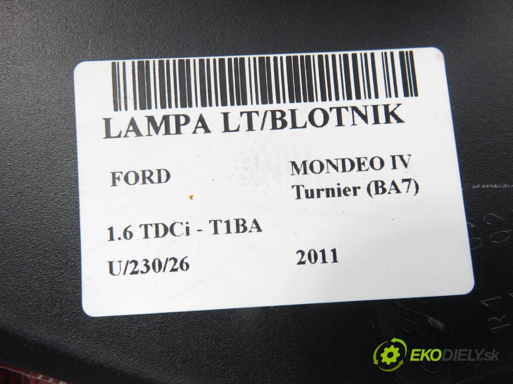 FORD MONDEO IV Turnier (BA7) KOMBI 2011 85,00 1.6 TDCi - T1BA 1560,00 Svetlo ľavé zadné BS7113405B
