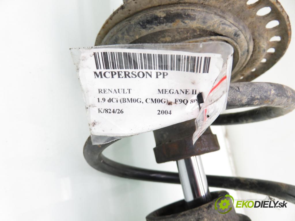 RENAULT MEGANE II (BM0/1_, CM0/1_) HB 2004 88,00 1.9 dCi (BM0G, CM0G) - F9Q 800 1870,00 MCPERSON PP