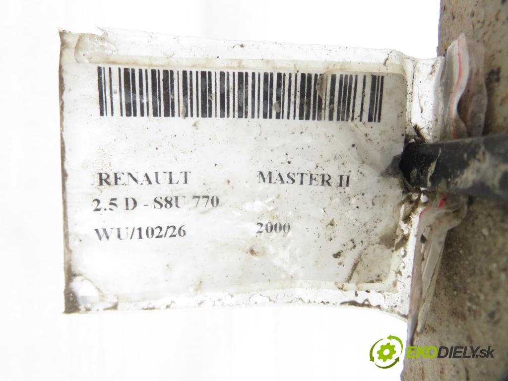 RENAULT MASTER II Platforma / podwozie (ED/HD/UD) KABINA/PLATFORMA 2000 59,00 2.5 D - S8U 770 2499,00 Listové pero zadné
