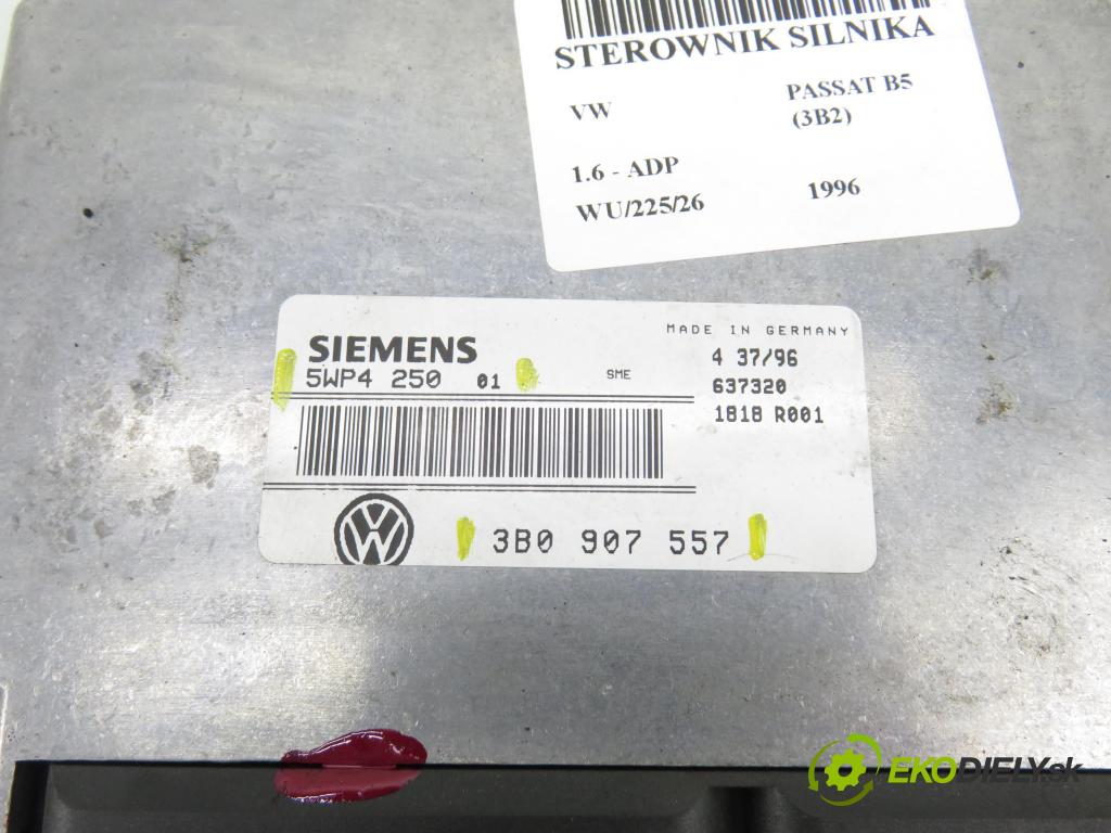 VW PASSAT B5 (3B2) SEDAN 1996 74,00 1.6 - ADP 1595,00 Riadiaca jednotka Motor 5WP425001 ; 3B0907557