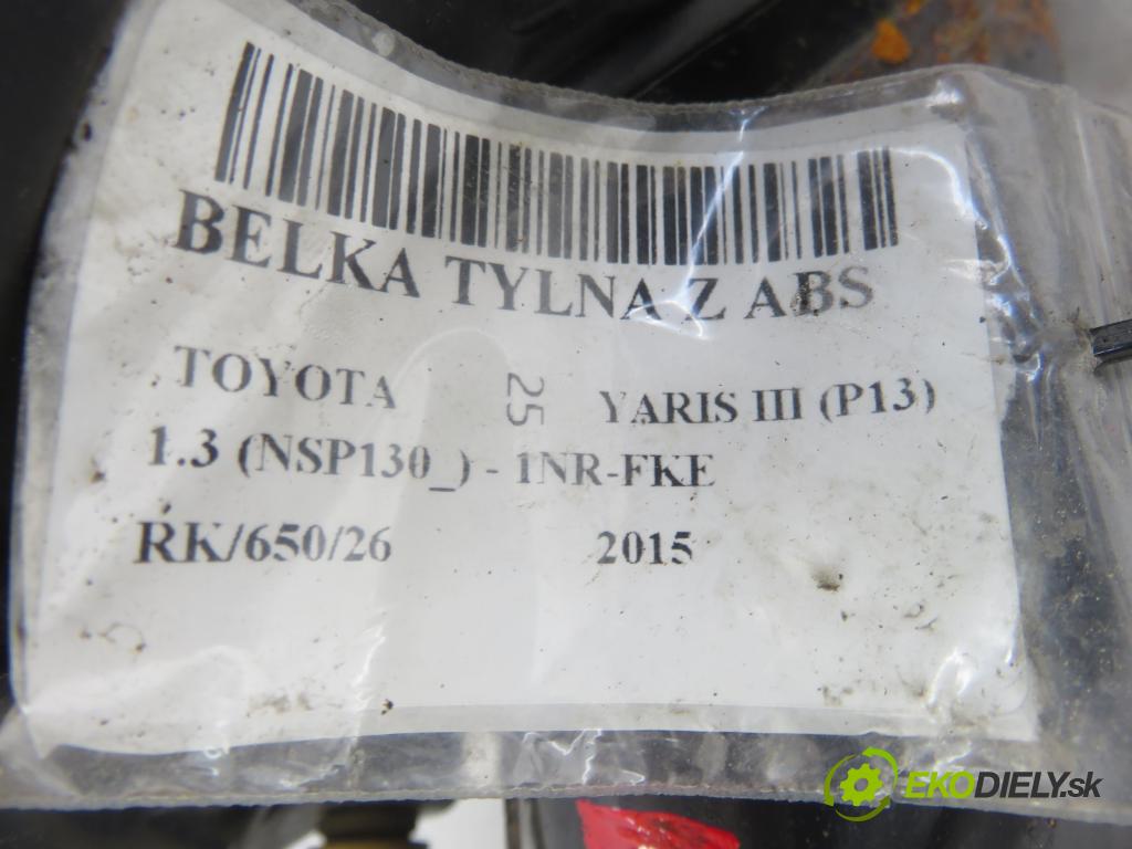 TOYOTA YARIS (_P13_) HB 2015 73,00 1.3 (NSP130_) - 1NR-FKE 1329,00 Výstuha zadná ABS