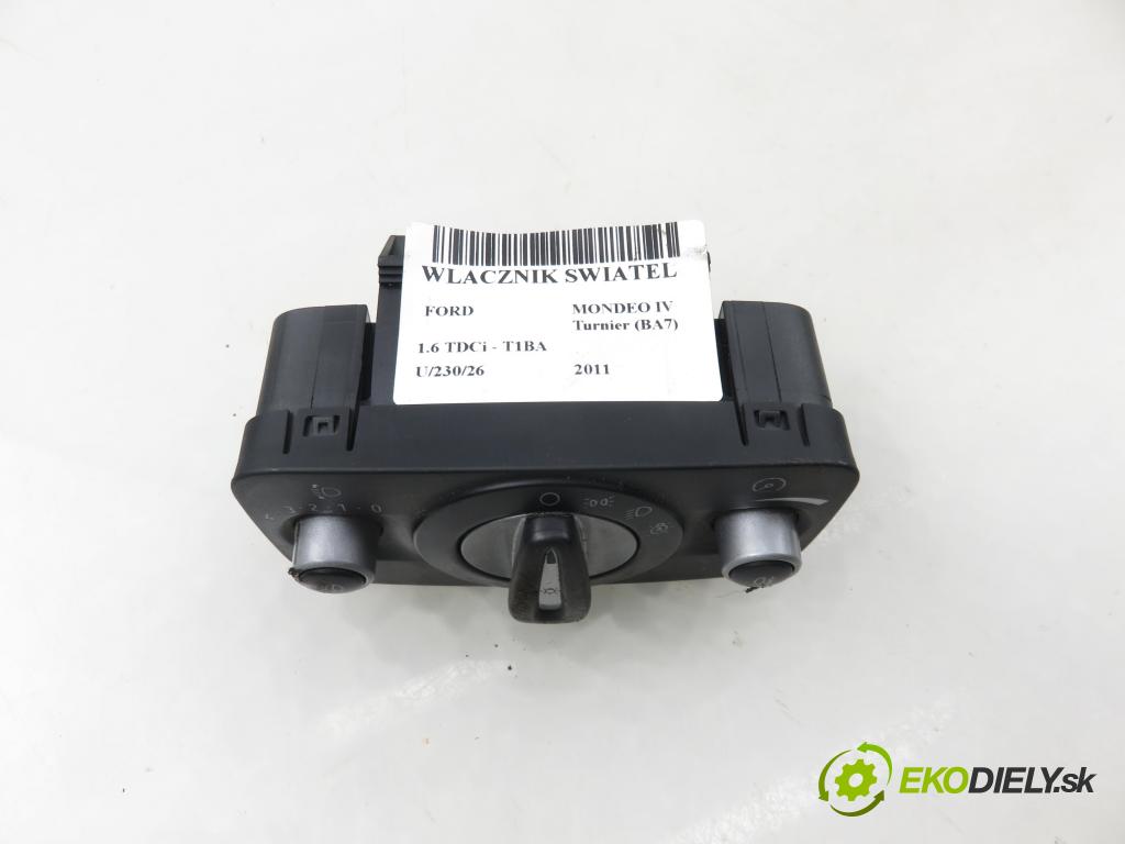 FORD MONDEO IV Turnier (BA7) KOMBI 2011 85,00 1.6 TDCi - T1BA 1560,00 prepínač svetlá AG9T13A024CA
