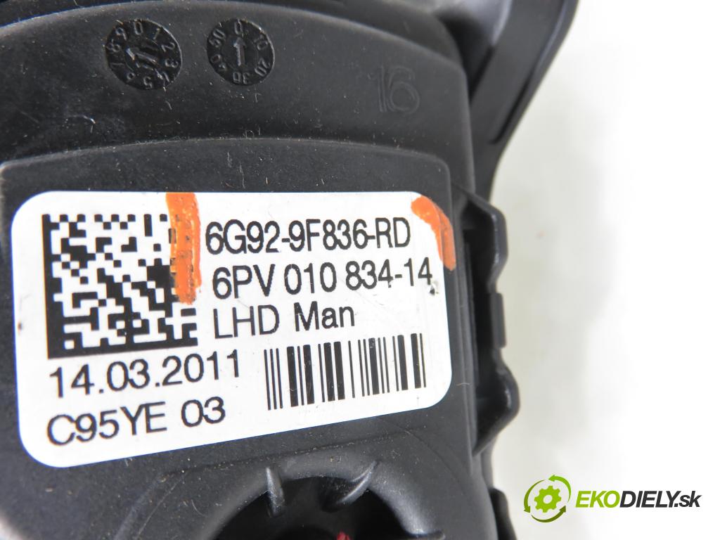 FORD MONDEO IV Turnier (BA7) KOMBI 2011 85,00 1.6 TDCi - T1BA 1560,00 Potenciometer plynu 6PV01083414 ; 6G929F836RD (Potenciometer plynového pedálu)