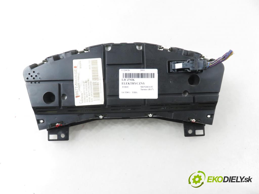 FORD MONDEO IV Turnier (BA7) KOMBI 2011 85,00 1.6 TDCi - T1BA 1560,00 Prístrojovka elektrický BS7T10849GE