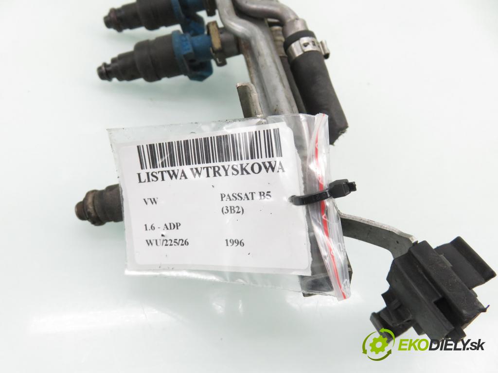 VW PASSAT B5 (3B2) SEDAN 1996 74,00 1.6 - ADP 1595,00 Lišta vstrekovacia 050133681A ; 06B133551 (Vstrekovacia lišta)