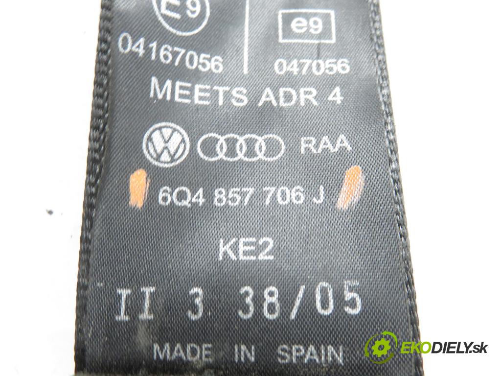 VW POLO (9N_) HB 2006 74,00 1.4 16V - BBZ 1390,00 držák BEZPEČNOST PP 6Q4857706J