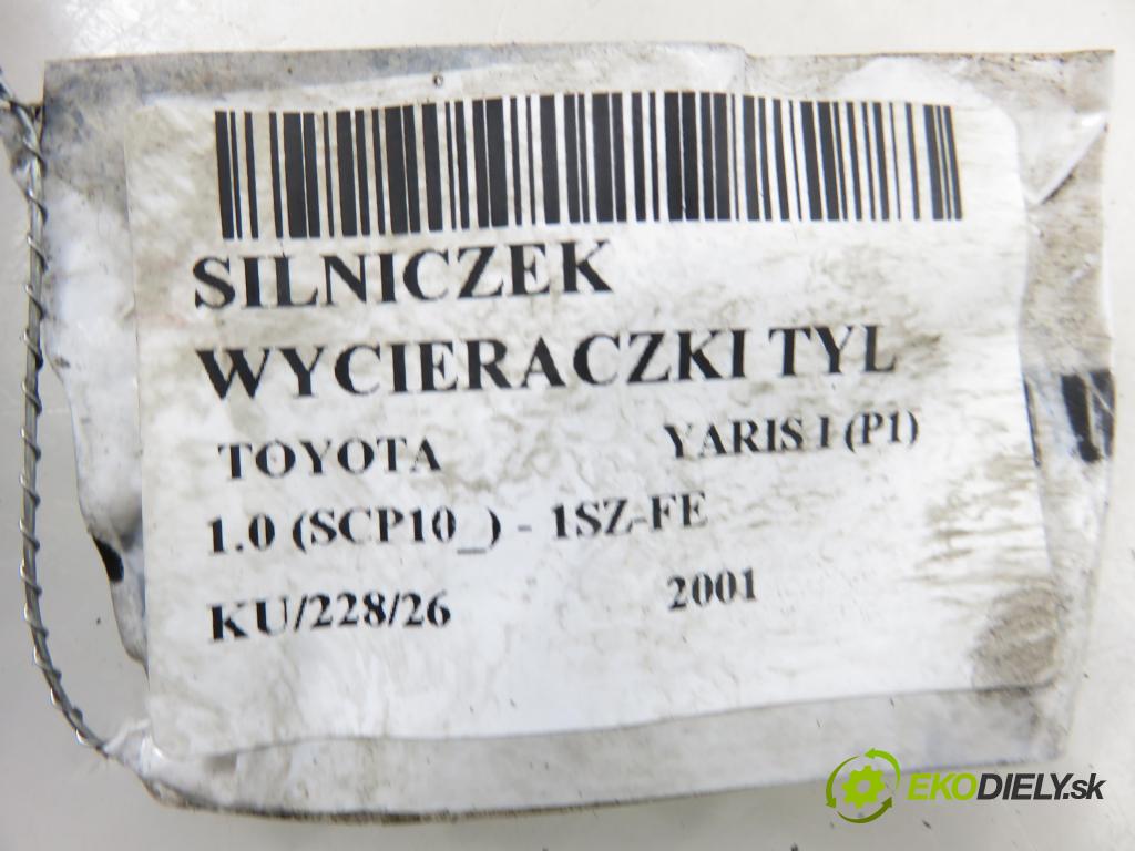 TOYOTA YARIS (_P1_) HB 2001 50,00 1.0 VVT- i 68 - 1SZ-FE 998,00 motorek stěrače ZADNÍ: 851300D010 ; 53014212