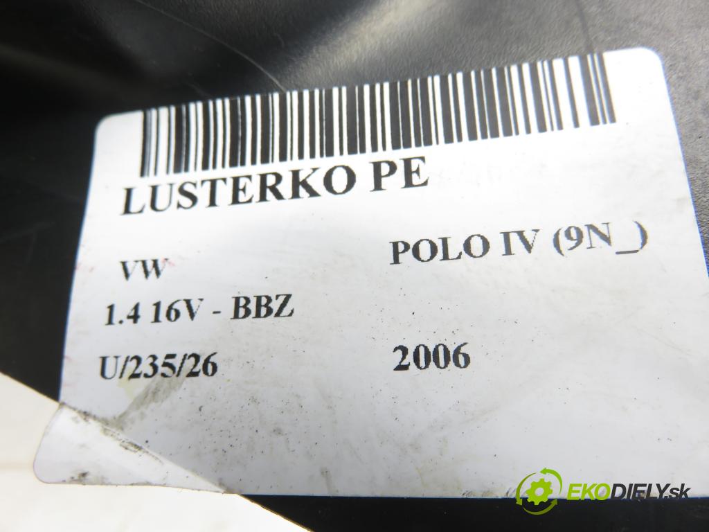 VW POLO (9N_) HB 2006 74,00 1.4 16V - BBZ 1390,00 Spätné zrkadlo