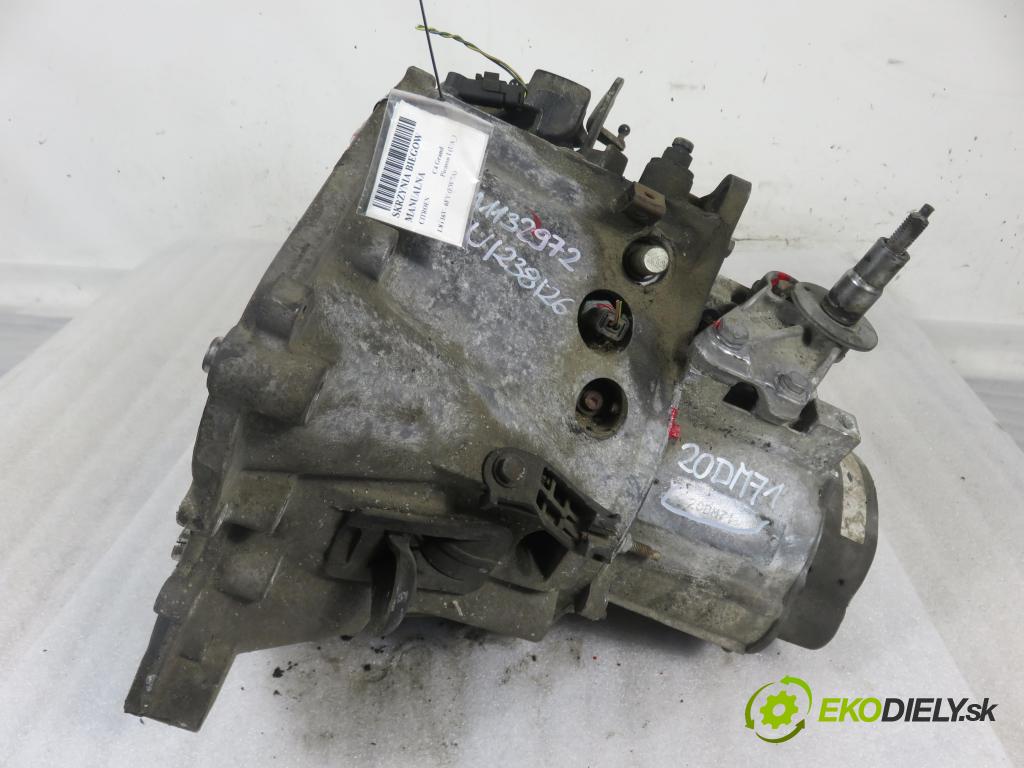 CITROEN C4 Grand Picasso I (UA_) MINIVAN 2008 92,00 1.8 i 16V - 6FY (EW7A) 1749,00 Prevodovka MANUALNA 20DM71