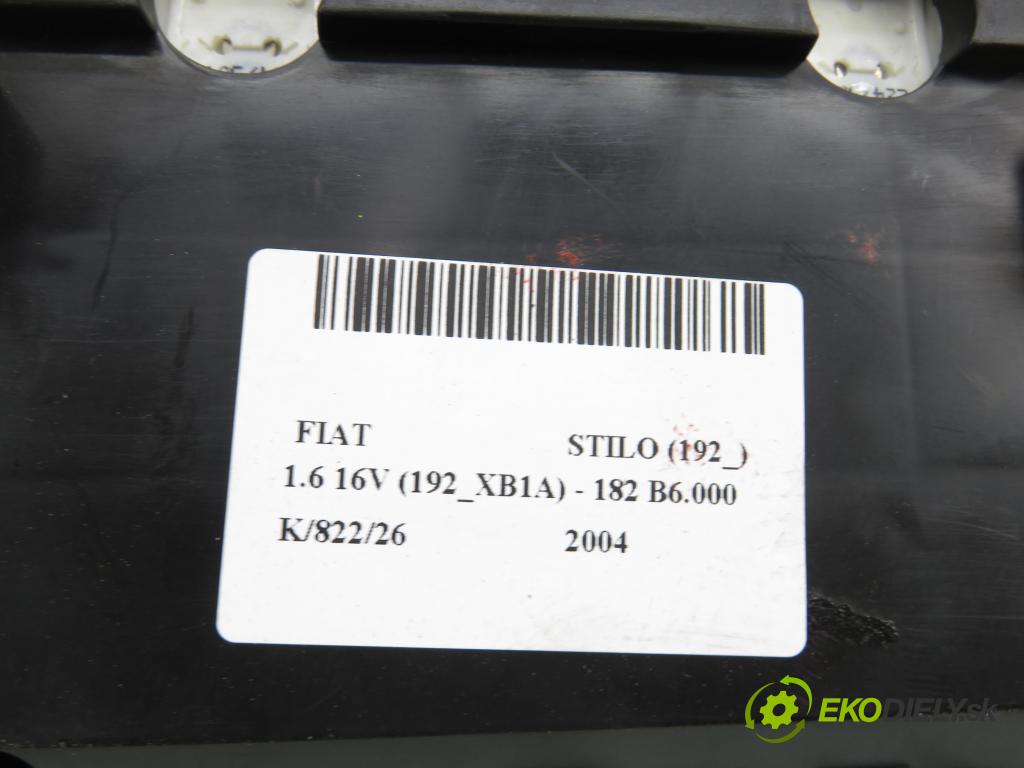 FIAT STILO (192_) HB 2004 76,00 1.6 16V 103 - 182 B6.000 1596,00 Prístrojovka elektrický 1FCF10849AAF ; 51746761
