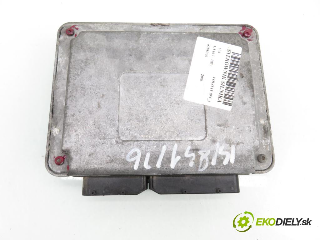 VW POLO (9N_) HB 2003 55,00 1.4 16V 75 - BBY 1390,00 Riadiaca jednotka Motor IAW4MVGP ; 036906034GP ; 6160106602