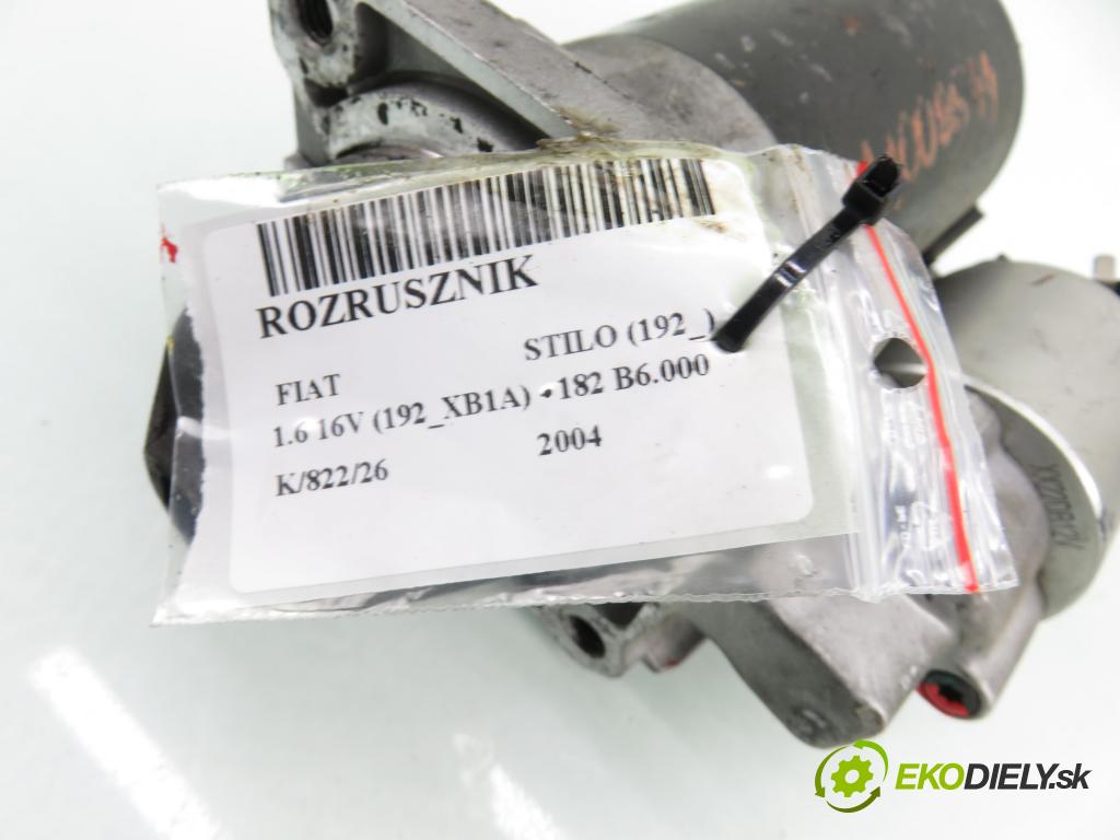 FIAT STILO (192_) HB 2004 76,00 1.6 16V (192_XB1A) - 182 B6.000 1596,00 startér STX200196 (Startér)
