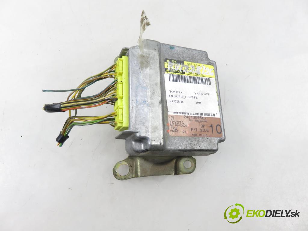 TOYOTA YARIS (_P1_) HB 2001 50,00 1.0 VVT- i 68 - 1SZ-FE 998,00 MODUL air BAG 891700D020 ; 205881104