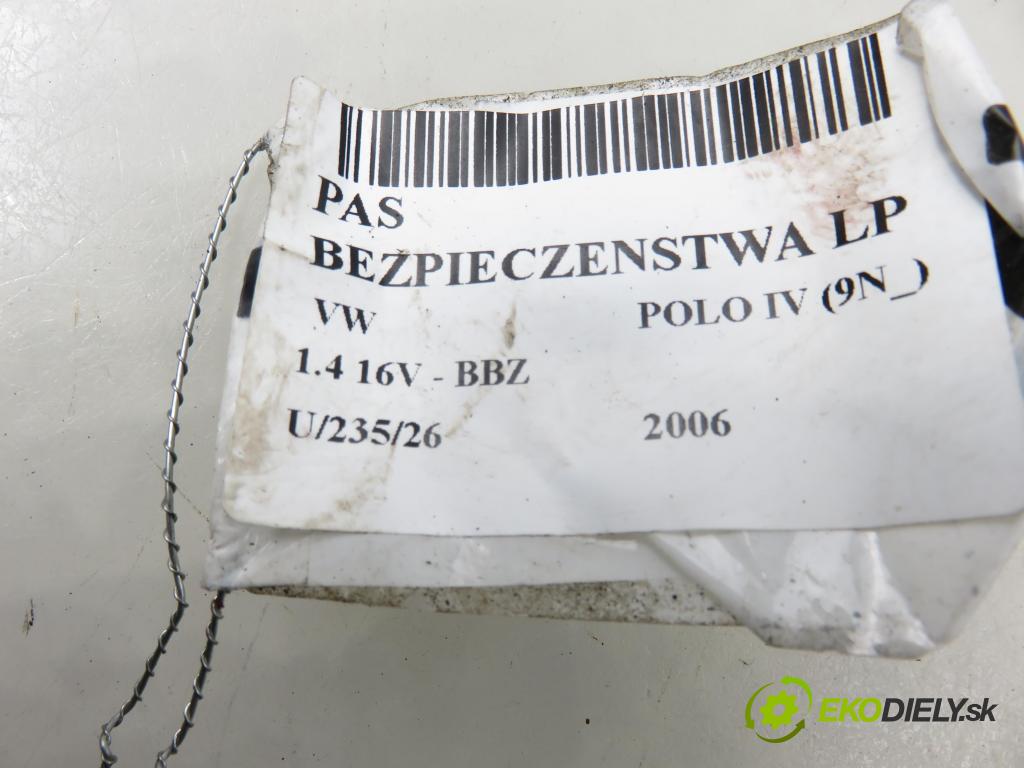 VW POLO (9N_) HB 2006 74,00 1.4 16V - BBZ 1390,00 Držiak bezpečnostný LP 6Q4857705J