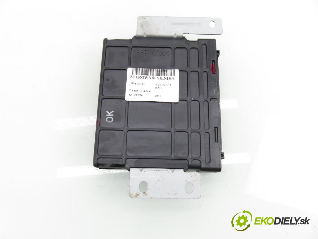 HYUNDAI SANTA FÉ I (SM) SUV 2001 0,00 2.4 16V - G4JS-G 2351,00 Riadiaca jednotka Motor 3912138160 ; 9040930084A00