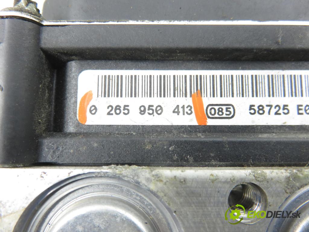 VW POLO (9N_) HB 2006 74,00 1.4 16V - BBZ 1390,00 Pumpa ABS 0265950413 ; 0265234224 ; 6Q0614517P (Pumpa ABS)