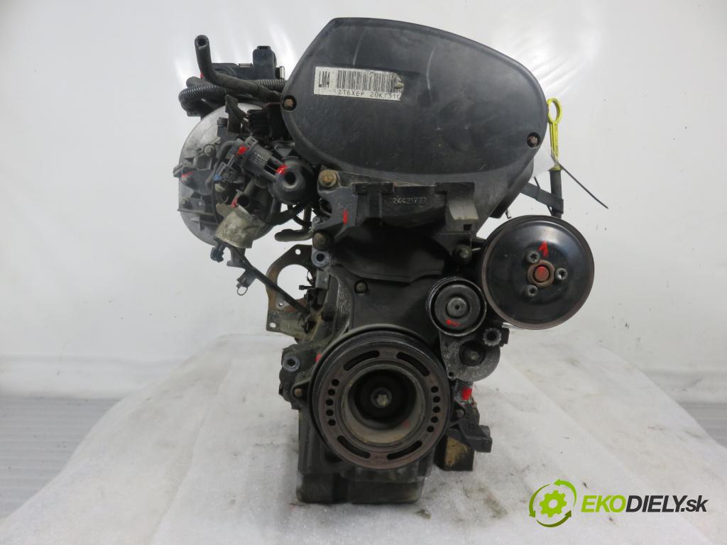 OPEL MERIVA A nadwozie wielkoprzestrzenne (MPV) (X03) HB 2007 77,00 1.6 16V 105 - Z 16 XEP 1598,00 Motor benz. Z16XEP