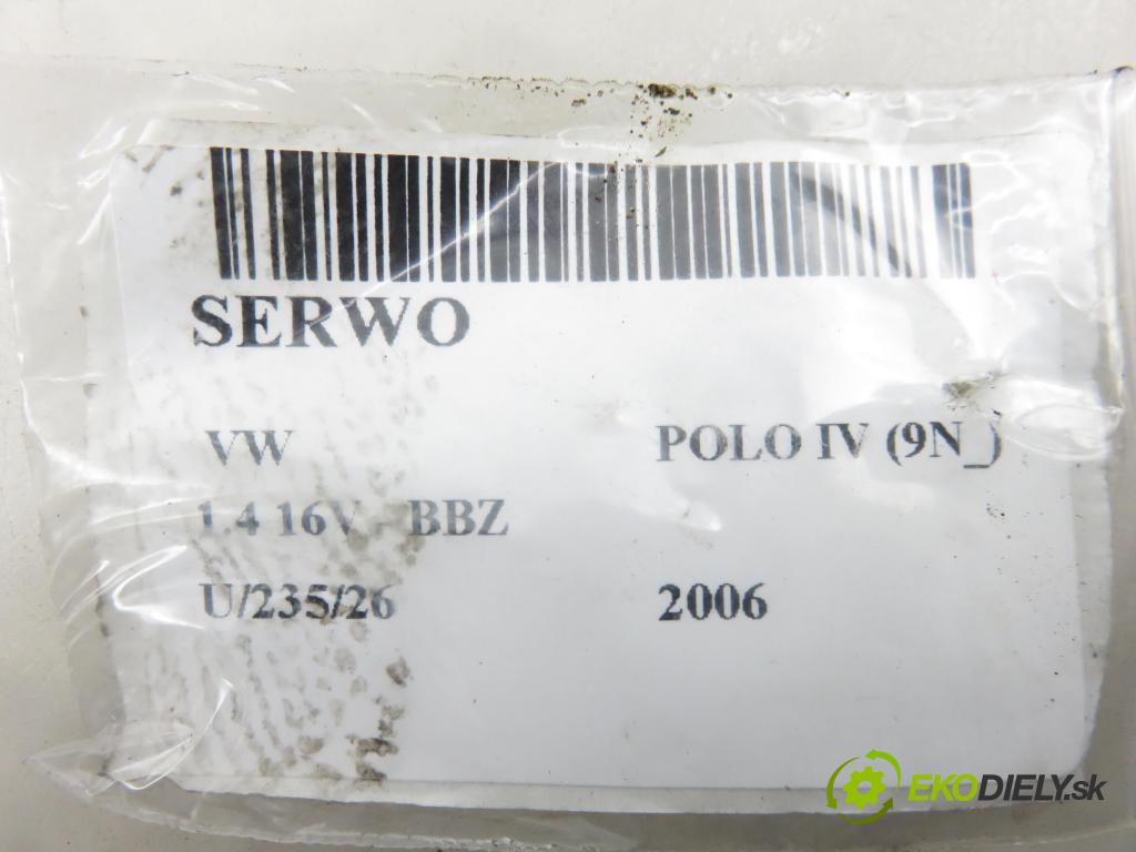 VW POLO (9N_) HB 2006 74,00 1.4 16V - BBZ 1390,00 Posilovač 6Q1614105AF (Servočerpadlo)