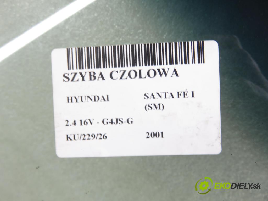 HYUNDAI SANTA FÉ I (SM) SUV 2001 0,00 2.4 16V - G4JS-G 2351,00 Okno čelná