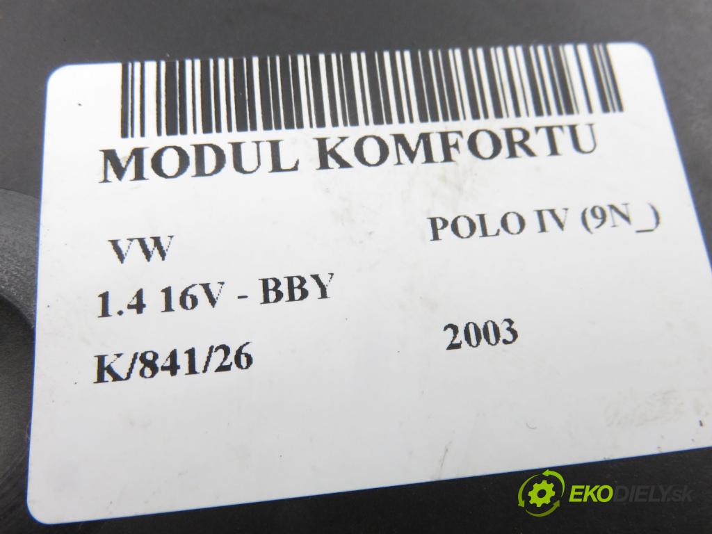 VW POLO (9N_) HB 2003 55,00 1.4 16V 75 - BBY 1390,00 MODUL komfortu 5WK48212C ; 6Q1937049C