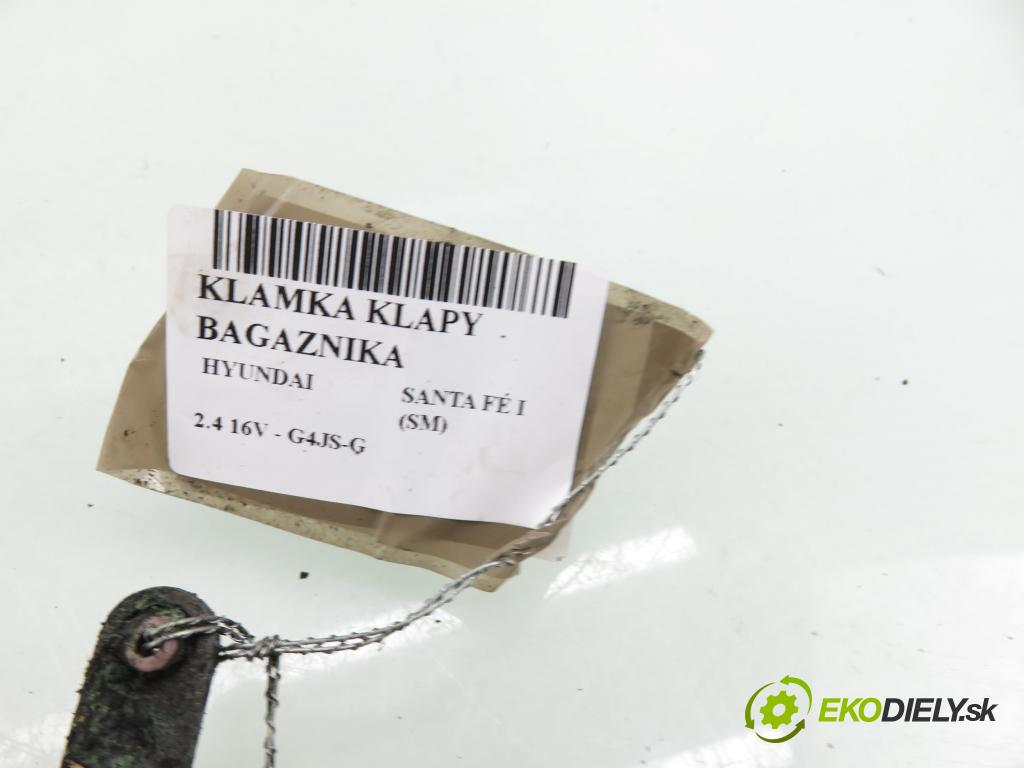 HYUNDAI SANTA FÉ I (SM) SUV 2001 0,00 2.4 16V - G4JS-G 2351,00 klika dveří kufr