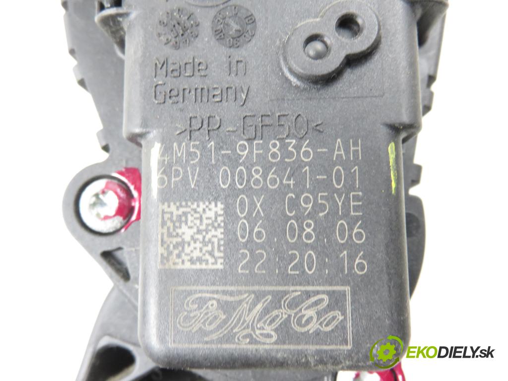 VOLVO S40 II (MS) SEDAN 2006 81,00 1.6 D - D 4164 T 1560,00 Potenciometer plynu 4M519F836AH ; 6PV00864101 (Potenciometer plynového pedálu)
