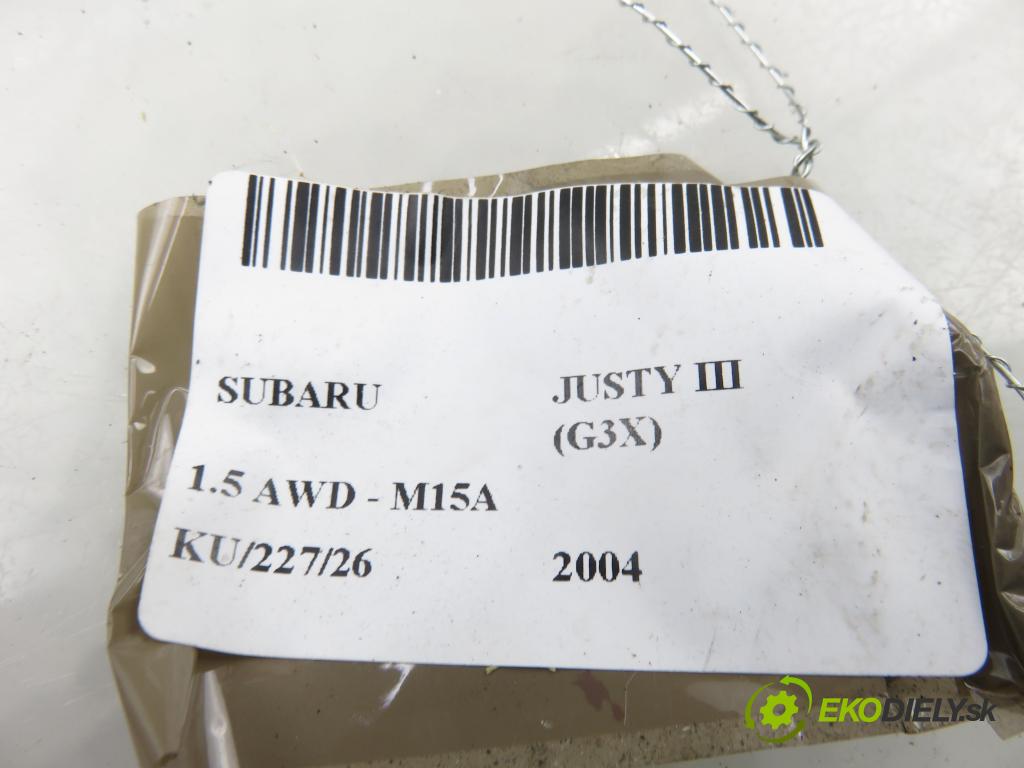 SUBARU JUSTY III (G3X) MINIVAN 2004 79,00 1.5 AWD - 99 M15A 1490,00 Motorček stieračov predný