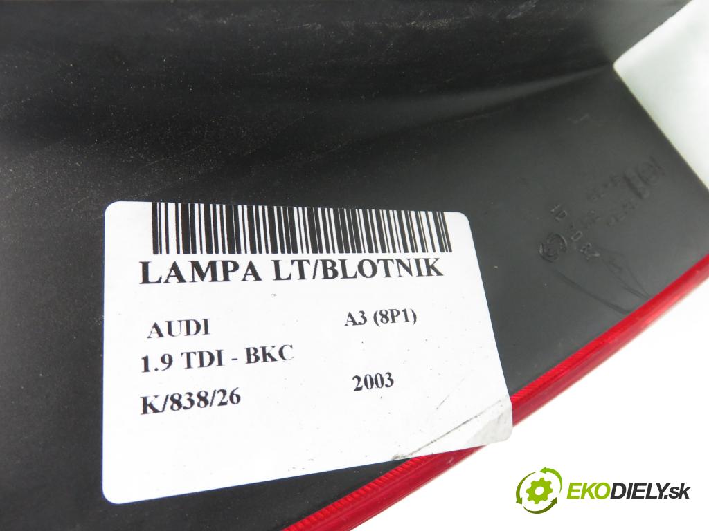 AUDI A3 (8P1) HB 2003 77,00 1.9 TDI - BKC 1896,00 světlo levé zadní 8P0945095