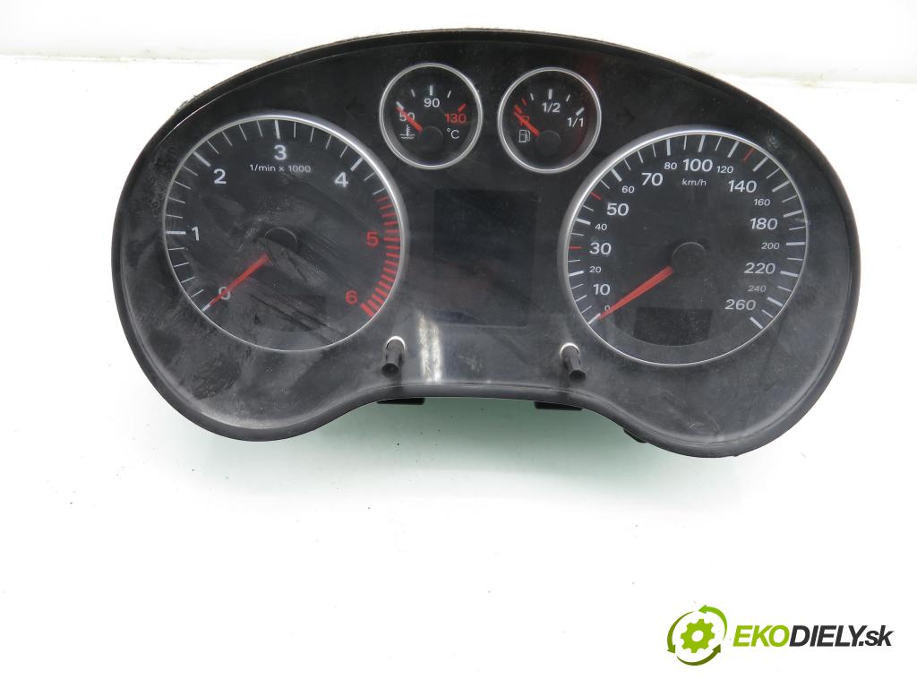 AUDI A3 (8P1) HB 2003 77,00 1.9 TDI PD 105 - BKC 1896,00 Prístrojovka elektrický 8P0920930C