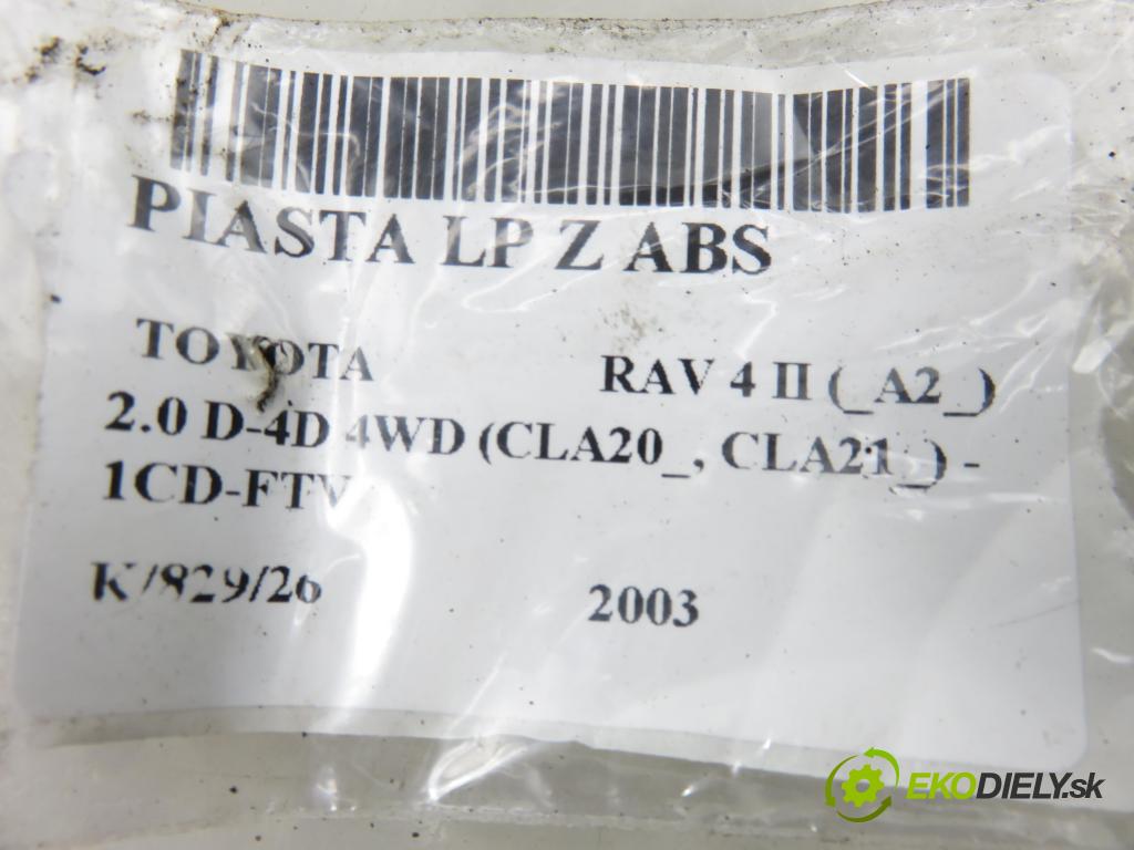 TOYOTA RAV 4 II (_A2_) SUV 2003 85,00 2.0 D-4D 4WD 116 - 1CD-FTV 1995,00 náboj LP ABS