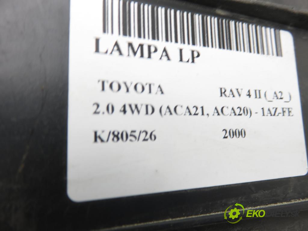 TOYOTA RAV 4 II (_A2_) SUV 2000 110,00 2.0 4WD 150 - 1AZ-FE 1998,00 Svetlo LP