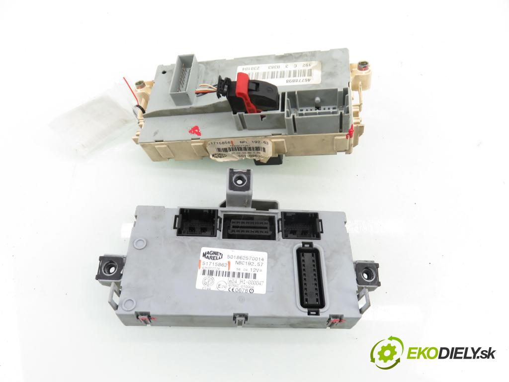 FIAT STILO (192_) HB 2004 76,00 1.6 16V 103 - 182 B6.000 1596,00 MODUL BSI 51715858 ; 51715862