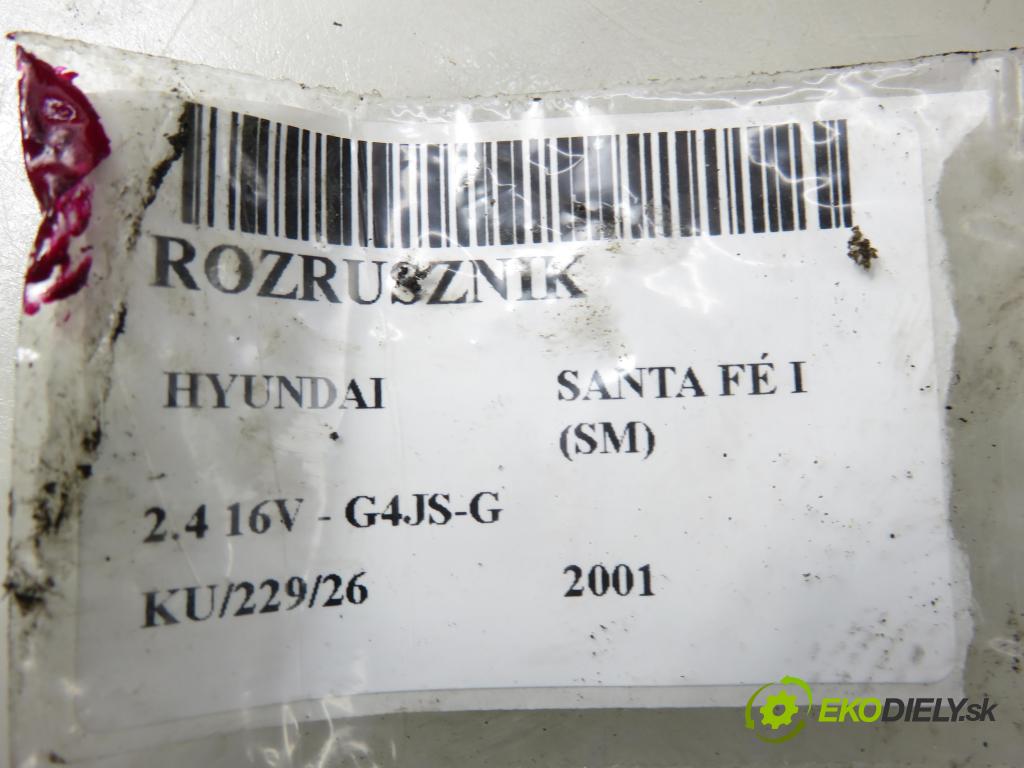 HYUNDAI SANTA FÉ I (SM) SUV 2001 0,00 2.4 16V - G4JS-G 2351,00 Štartér 3610038090 ; M60082 (Štartér)
