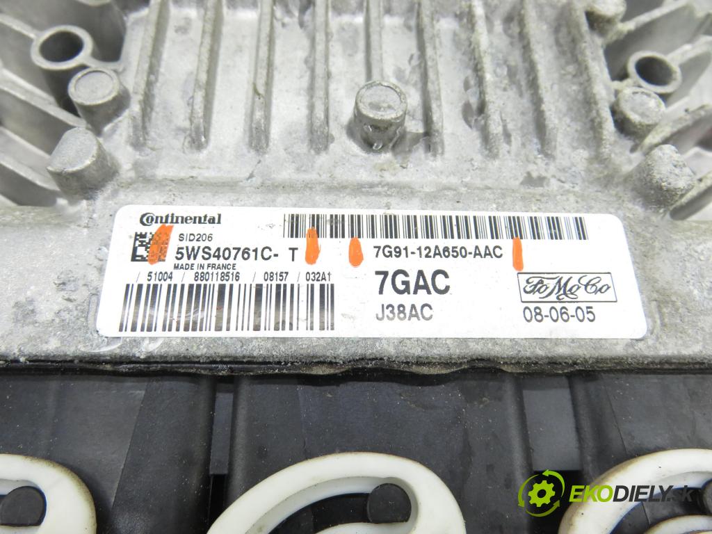 FORD S-MAX (WA6) MINIVAN 2008 103,00 2.0 TDCi - UFWA 1997,00 Riadiaca jednotka Motor 5WS40761CT ; 7G9114A650AAC