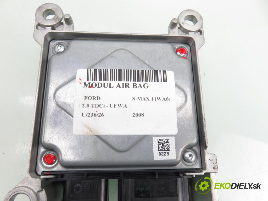 FORD S-MAX (WA6) MINIVAN 2008 103,00 2.0 TDCi - QXWA 1997,00 MODUL air BAG 0285010223 ; 6M2T14B056AE