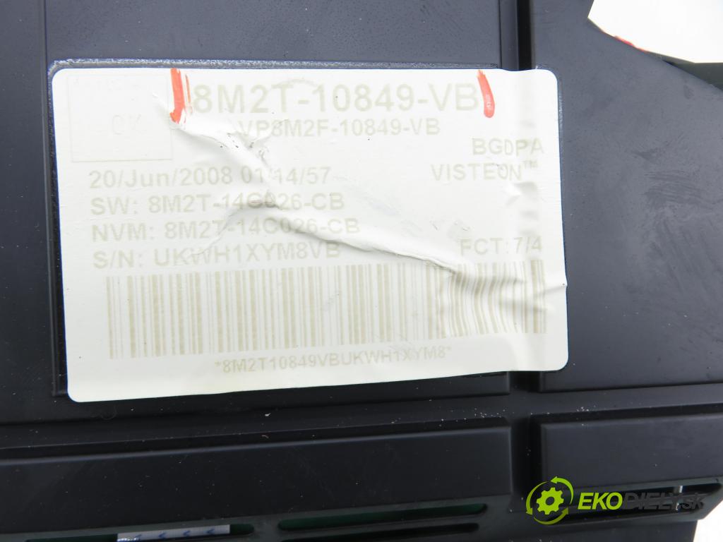FORD S-MAX (WA6) MINIVAN 2008 103,00 2.0 TDCi - UFWA 1997,00 Prístrojovka elektrický 8M2T10849VB