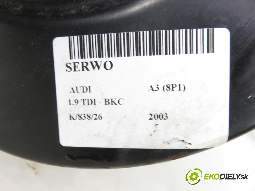 AUDI A3 (8P1) HB 2003 77,00 1.9 TDI PD 105 - BKC 1896,00 Posilovač 1K1614105G ; 03786440034 (Servočerpadlo)