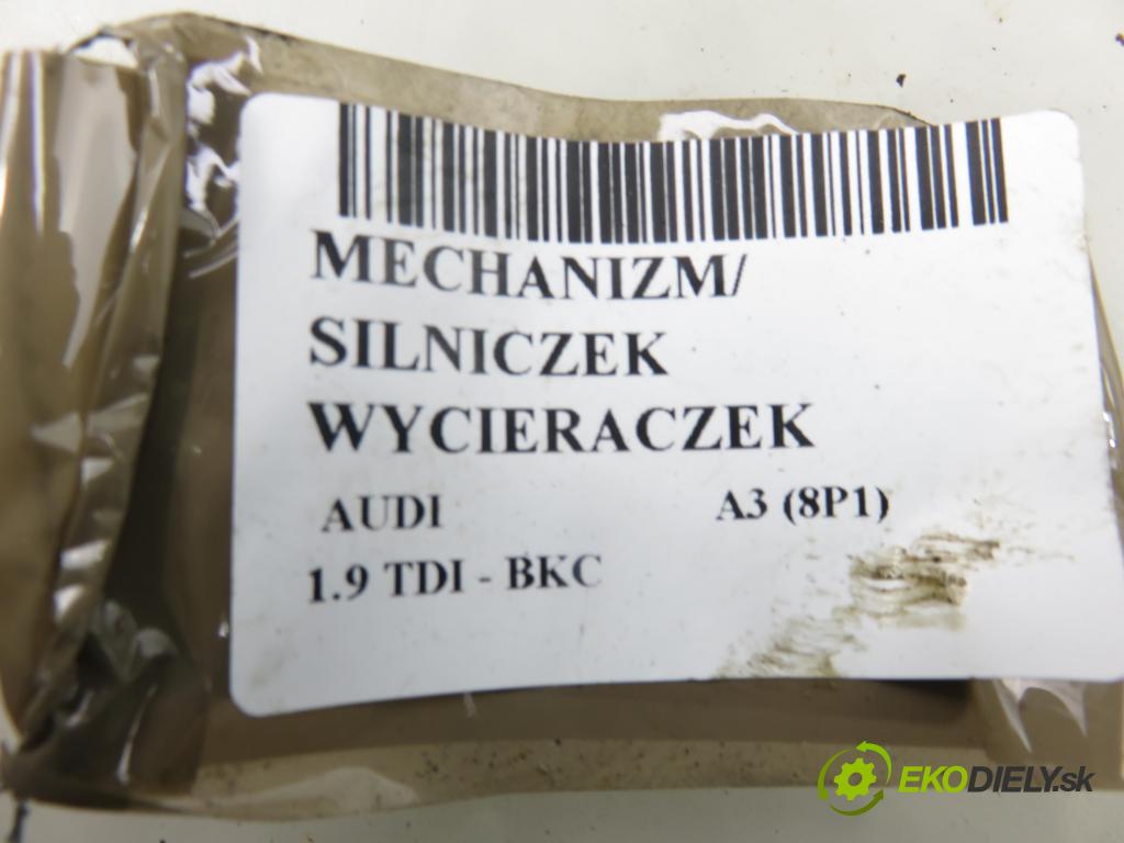 AUDI A3 (8P1) HB 2003 77,00 1.9 TDI PD 105 - BKC 1896,00 Motorček stieračov 8P1955023D ; 8P1955119A ; 0390241719