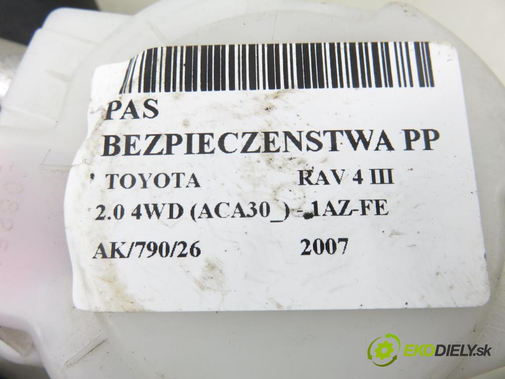 TOYOTA RAV 4 III (_A3_) SUV 2007 112,00 2.0 4WD 152 - 1AZ-FE 1998,00 Držiak bezpečnostný PP 7Q1410P