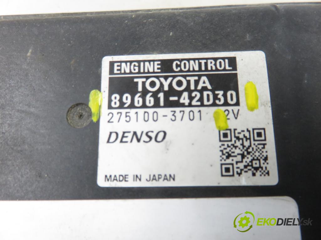 TOYOTA RAV 4 III (_A3_) SUV 2007 112,00 2.0 4WD 152 - 1AZ-FE 1998,00 Riadiaca jednotka Motor 8966142D30 ; 2751003701
