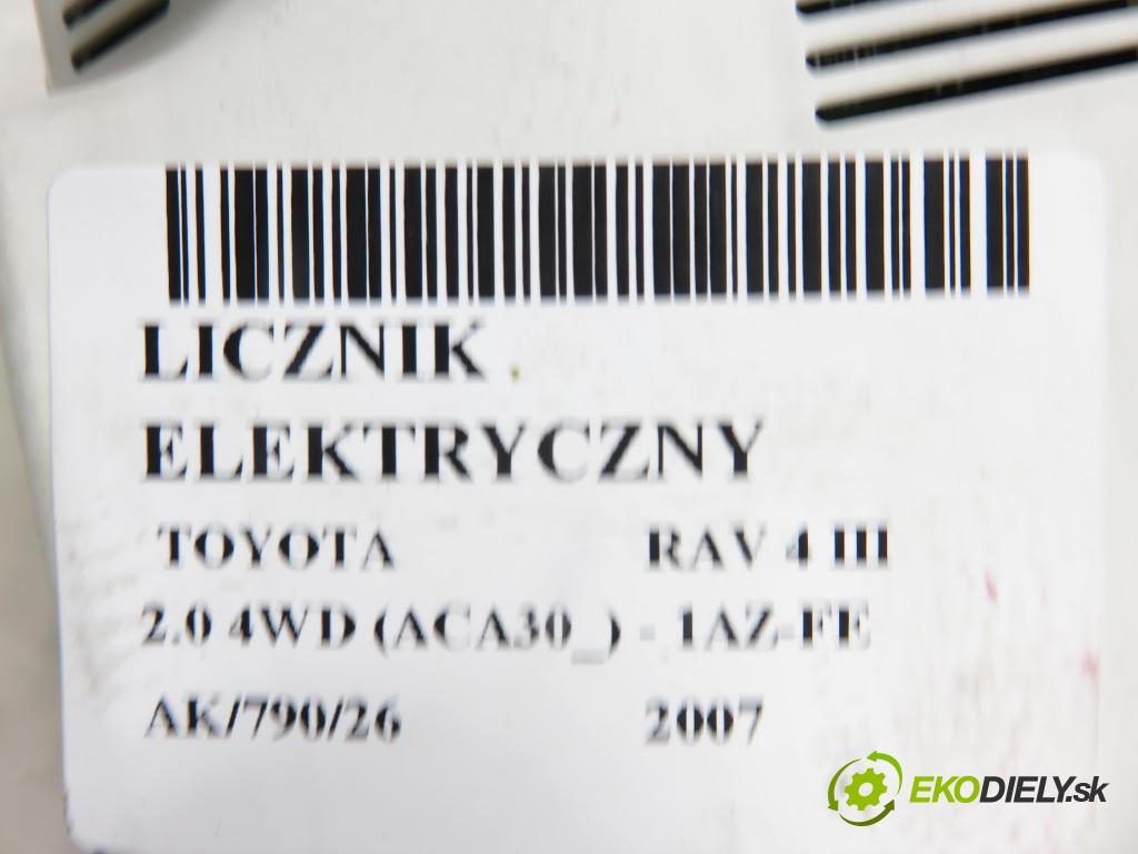 TOYOTA RAV 4 III (_A3_) SUV 2007 112,00 2.0 4WD 152 - 1AZ-FE 1998,00 Prístrojovka elektrický 8380042C93