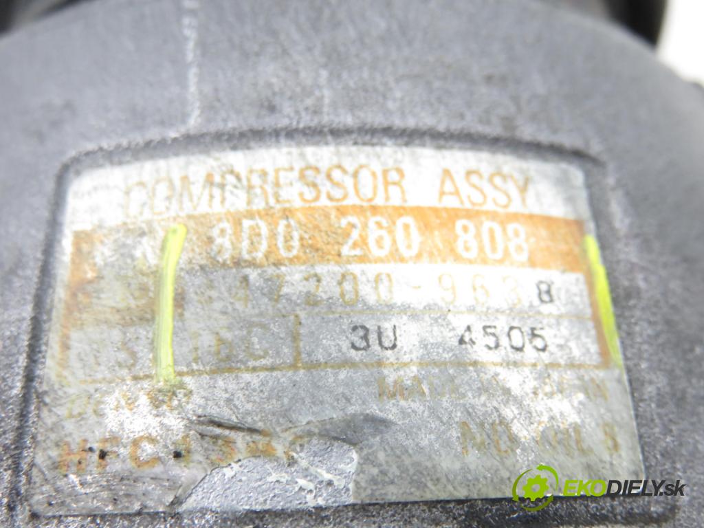 VW PASSAT B5 Variant (3B5) KOMBI 1999 85,00 1.9 TDI - AJM 1896,00 KOMPRESOR: klimatizácie 8D0260808 ; 4472009638 (Kompresor klimatizácie)