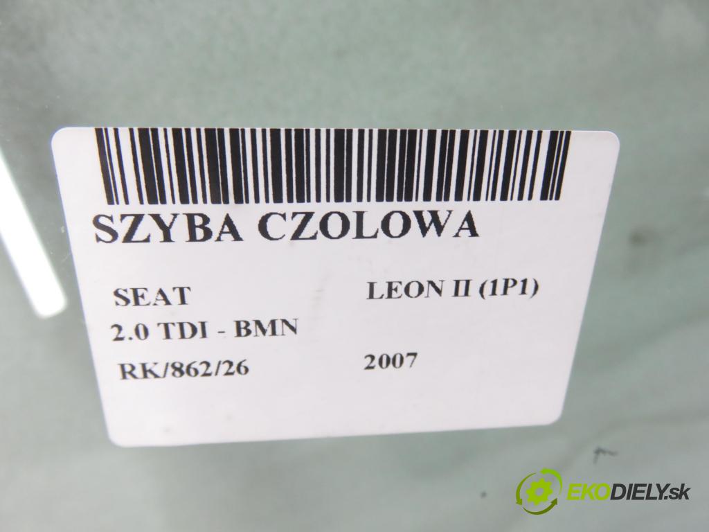 SEAT LEON (1P1) HB 2007 125,00 2.0 TDI - BMN 1968,00 okno PŘEDNÍ