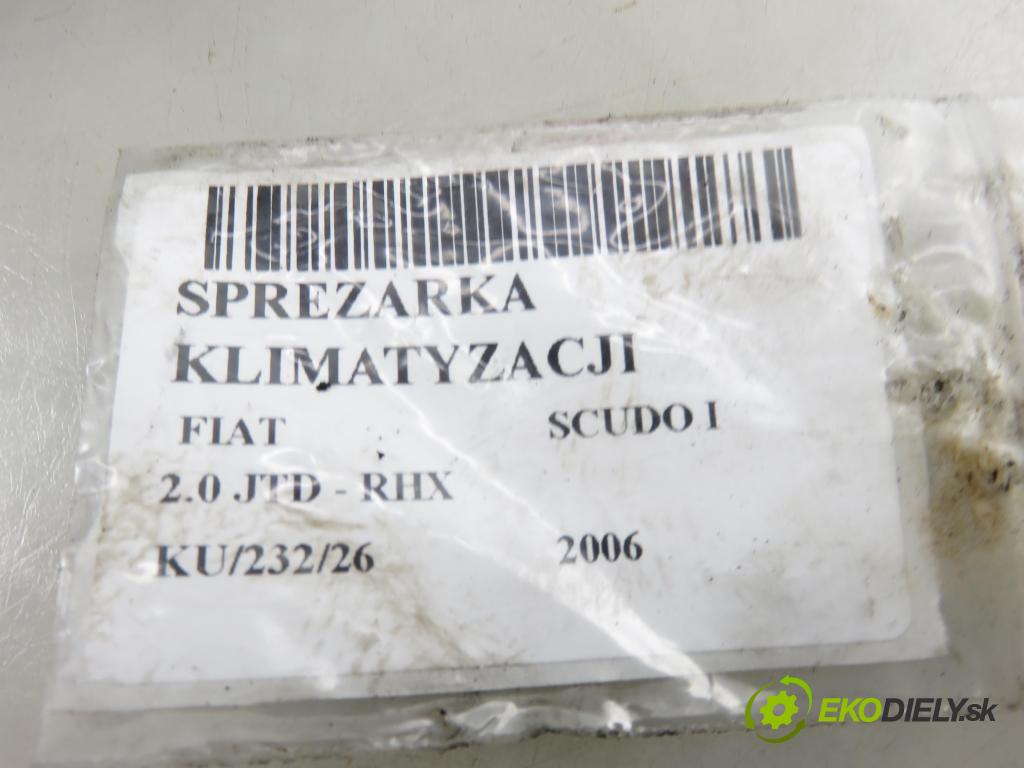 FIAT SCUDO Skrzynia (220_) FURGON 2006 69,00 2.0 JTD - RHX 1997,00 KOMPRESOR: klimatizace  (Kompresor klimatizace)