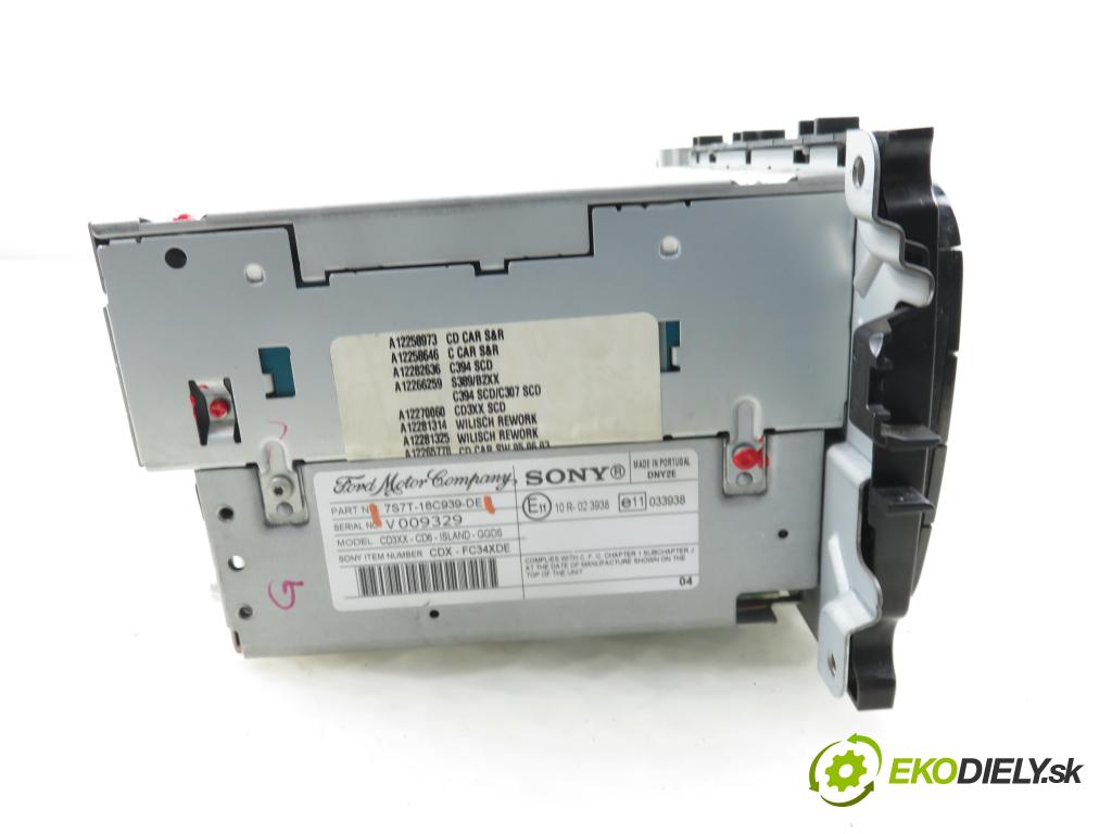 FORD MONDEO IV Turnier (BA7) KOMBI 2010 103,00 2.0 TDCi - QXBB 1997,00 RADIO CD 7S7T18C939DE