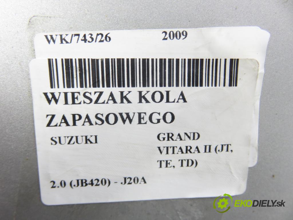 SUZUKI GRAND VITARA II (JT, TE, TD) SUV 2009 103,00 2.0 (JB420) - J20A 1995,00 Vešiak: KOLA: ZÁLOHOVANIE: 7282165JT0A ; 7282565JT0A
