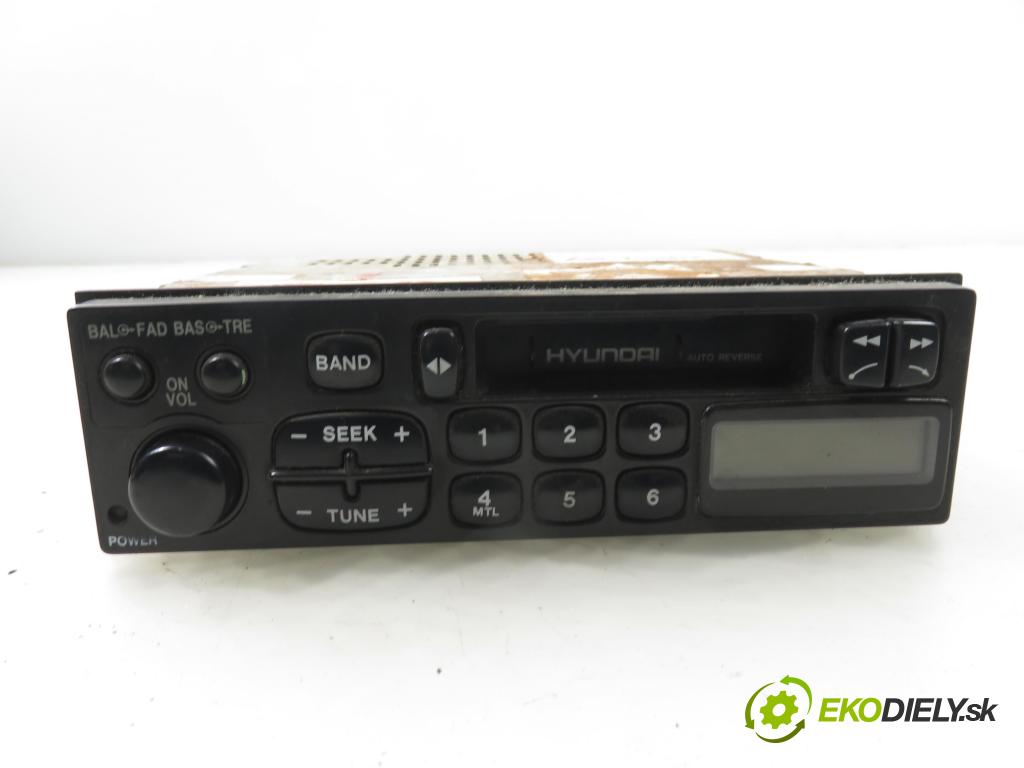 HYUNDAI GALLOPER II (JK-01) TERENOWY 1999 104,00 3.0 V6 - G6AT 2972,00 RADIO modul HR808660