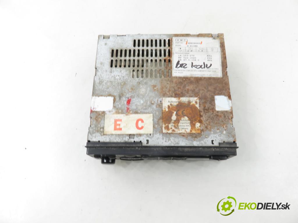 HYUNDAI GALLOPER II (JK-01) TERENOWY 1999 104,00 3.0 V6 - G6AT 2972,00 RADIO modul HR808660