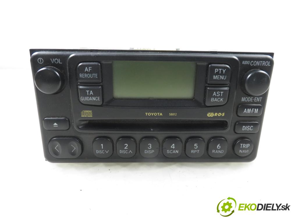 TOYOTA RAV 4 II (_A2_) SUV 2005 110,00 2.0 4WD 150 - 1AZ-FE 1998,00 RADIO CD 8612042130