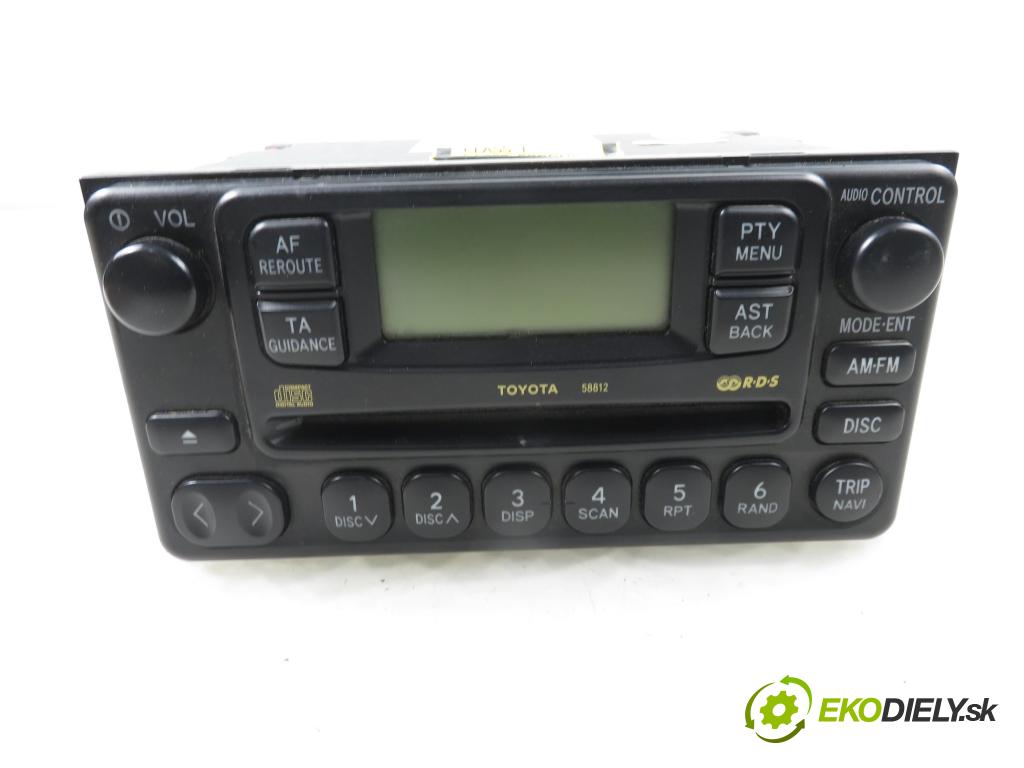 TOYOTA RAV 4 II (_A2_) SUV 2005 110,00 2.0 4WD 150 - 1AZ-FE 1998,00 RADIO CD 8612042130